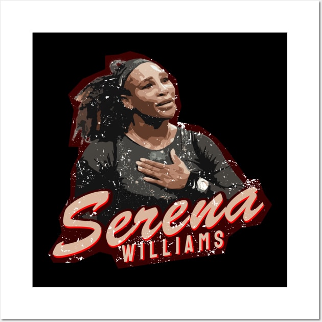 retro serena williams Wall Art by V x Y Creative